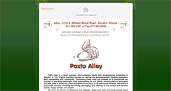 Desktop Screenshot of pastaalley.net